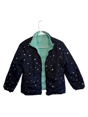 GAP Reversible Star Print Jacket - Navy & Mint